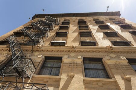 Old building downtown in the city of Fort Worth. Texas, USAのeditorial素材