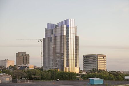 FORT WORTH, USA - APR 6: The Pier 1 Imports headquarters facility building in Fort Worth. April 6,...