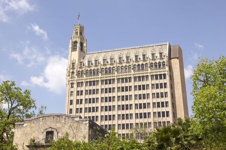 SAN ANTONIO, USA - APR 11: The Emily Morgan Hotel building in the city of San Antonio. April 11, 2016 in San Antonio, Texas, United Statesのeditorial素材