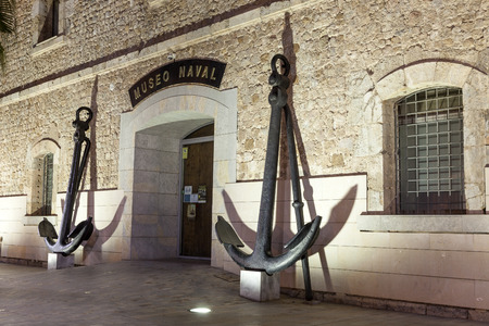 CARTAGENA, SPAIN - OCT 22, 2016: Naval museum at the Polytechnic Institute of Cartagena, Spainのeditorial素材