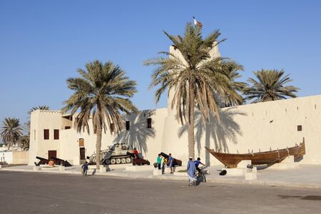 UMM AL QUWAIN, UAE - NOV 30, 2016: The museum fort in Umm Al Quwain. United Arab Emirates, Middle...