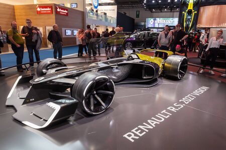 Frankfurt, Germany - Sep 20, 2017: Renault R.S. 2027 Vision concept car at the Frankfurt International Motorshow 2017のeditorial素材
