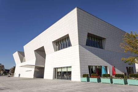Toronto, Canada - Oct 18, 2017: Exterior view of the Aga Khan Museum in Toronto, Canadaのeditorial素材