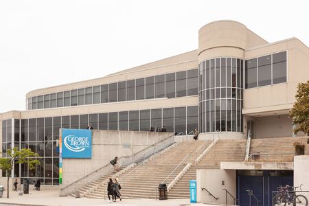 Toronto, Canada - Oct 12, 2017: The George Brown College of Applied Arts and Technology in Toronto. Province of Ontario, Canadaのeditorial素材