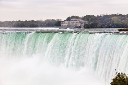 The Niagara Falls between United States of America and Canadaの写真素材