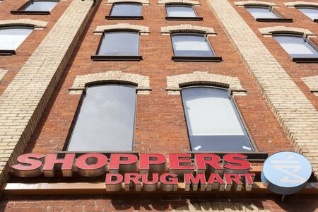 Toronto, Canada - Oct 21, 2017: Shoppers Drug Mart store in the city of Toronto, Canadaのeditorial素材