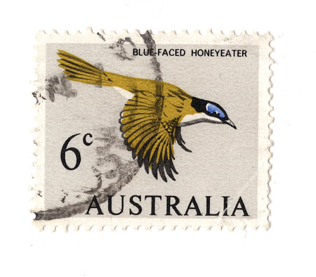 A stamp printed in Australia shows image of the bird, circa 1971.