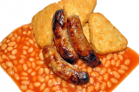 Sausages And Beansの写真素材