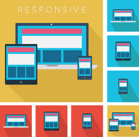 Responsive iconsの写真素材