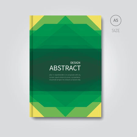 green blur effect on first page of bookのイラスト素材