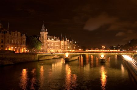 The River Seine - Parisの写真素材