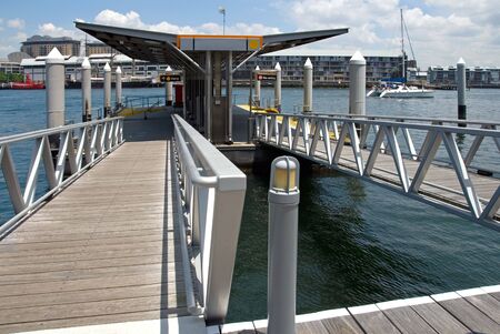 A floating wharf, Darling Harbour, Sydney, Australia