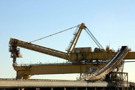 A coal loader in Newcastle Harbour, New South Wales, Australia