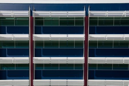 The exterior of a modern office building, Canberra, Australia