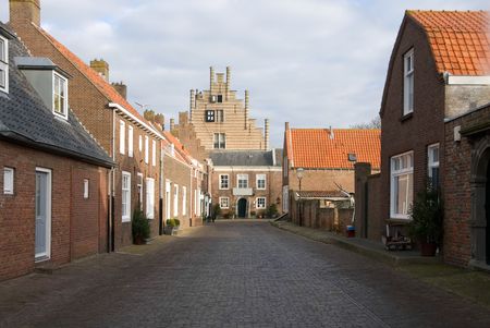 A laneway in a small Dutch village