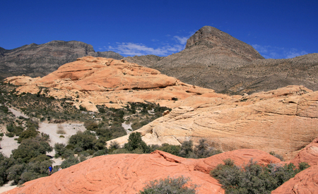 Mountain Range in  Rock Canyonの写真素材