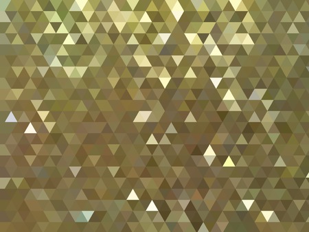 triangular geometric metallic gold shiny background