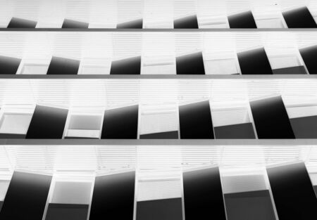 modern futuristic abstract negative image architecture concept background with geometric angled...
