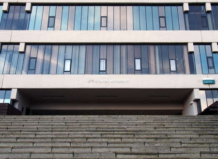 leeds, west yorkshire, united kingdom - 9 December 2021: The E C Stoner building at the university...