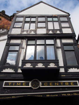 Scarborough, North Yorkshire, United Kingdom - 10 September 2022: sign on the time centre watch store in scarborough town centreのeditorial素材