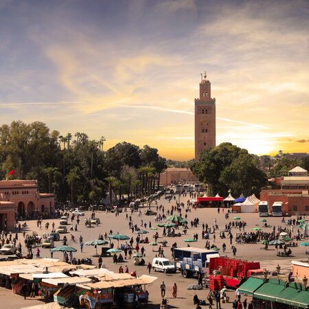 Marrakesh - Jemaa el Fnaのeditorial素材