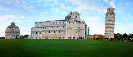 Nice view in the city of Pisa in Italyの写真素材
