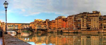 Nice view in the city of Florence in Italyの写真素材