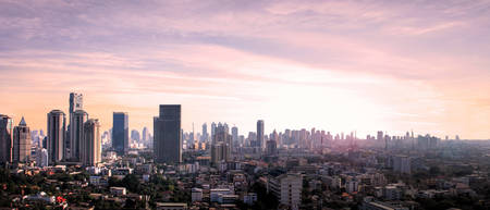 Nice view of the city Bangkok in Thailand - Asiaの写真素材