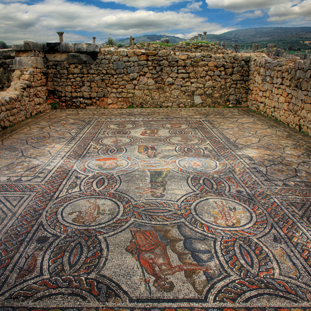 Volubilis, Roman city of antiquity in Moroccoのeditorial素材