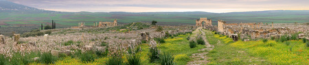 Volubilis, Roman city of antiquity in Moroccoの写真素材