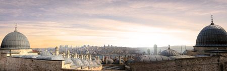 Nice view in the city of Istanbul in Turkeyの写真素材