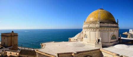 Nice view in the city of Cadizの写真素材