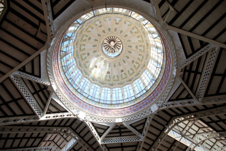 Central market in Valencia, Spainの写真素材