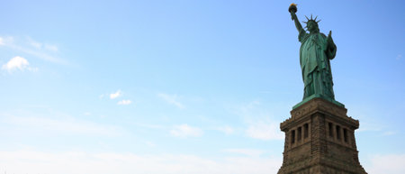 Statue of Liberty - New York City in United Statesの写真素材