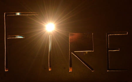 A fire logo.の写真素材