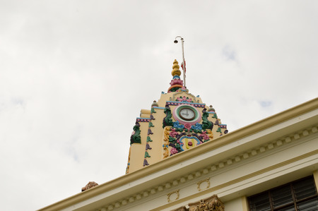 Dome of an Indian temple in the town of Mombasa, Kenyaのeditorial素材