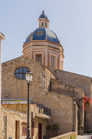Termini Imerese, Sicily, Europe-08/06 / 2018.View of Maria SS Church
. Annunziata in Termini Imerese in northern Sicilyのeditorial素材