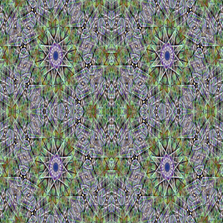 Seamless abstract pattern, symmetrical, intricate and colorful