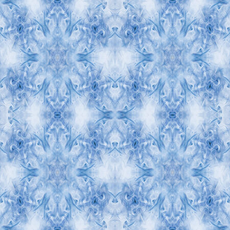 Seamless abstract pattern, symmetrical, intricate and colorfulの写真素材