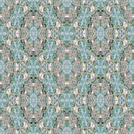 Seamless abstract pattern, symmetrical, intricate and colorful