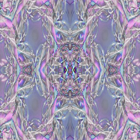 Seamless abstract pattern, symmetrical, intricate and colorful