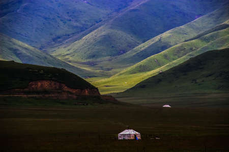 Gannan grassland in summerの写真素材