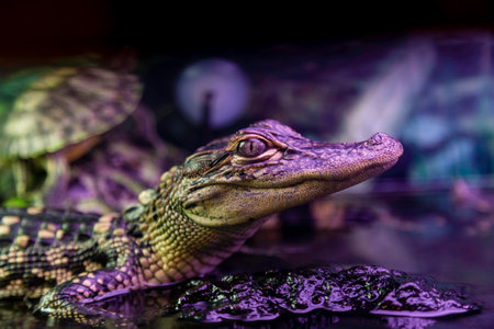 Alligator in New Orleans, USAの写真素材