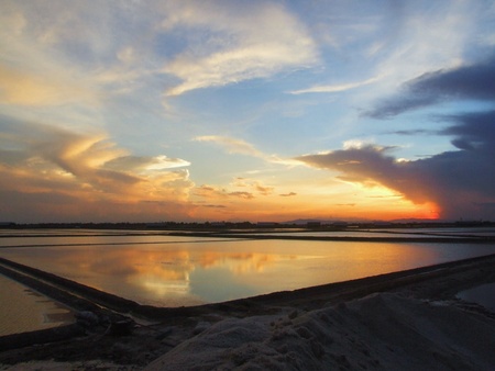 Sunset view in thailandの素材