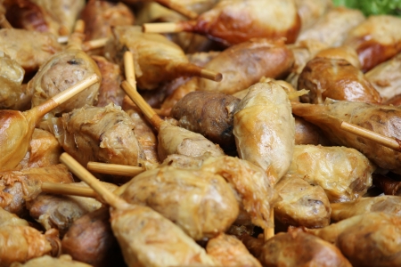 fried vegetarian food look like chickenの写真素材