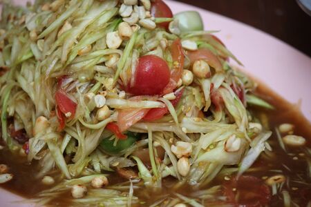 papaya saladの写真素材