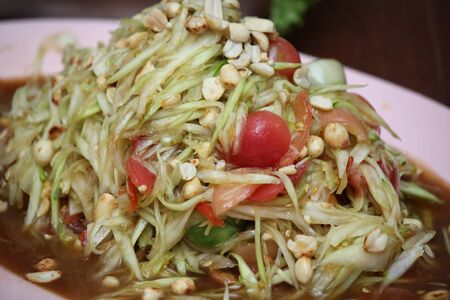 papaya saladの写真素材