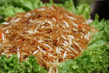 Thailand s national dishes,  Pad thai , Fired noodle の写真素材