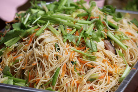 fired chinese noodleの写真素材