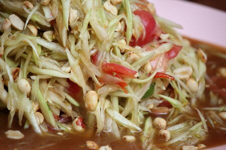 papaya saladの写真素材